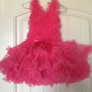 Pretty pink tutu dress by Popatu size Xs